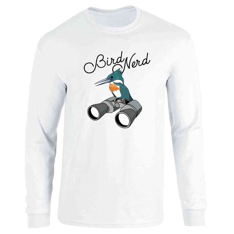 Bird Nerd Birdwatching Cute Funny Long Sleeve
