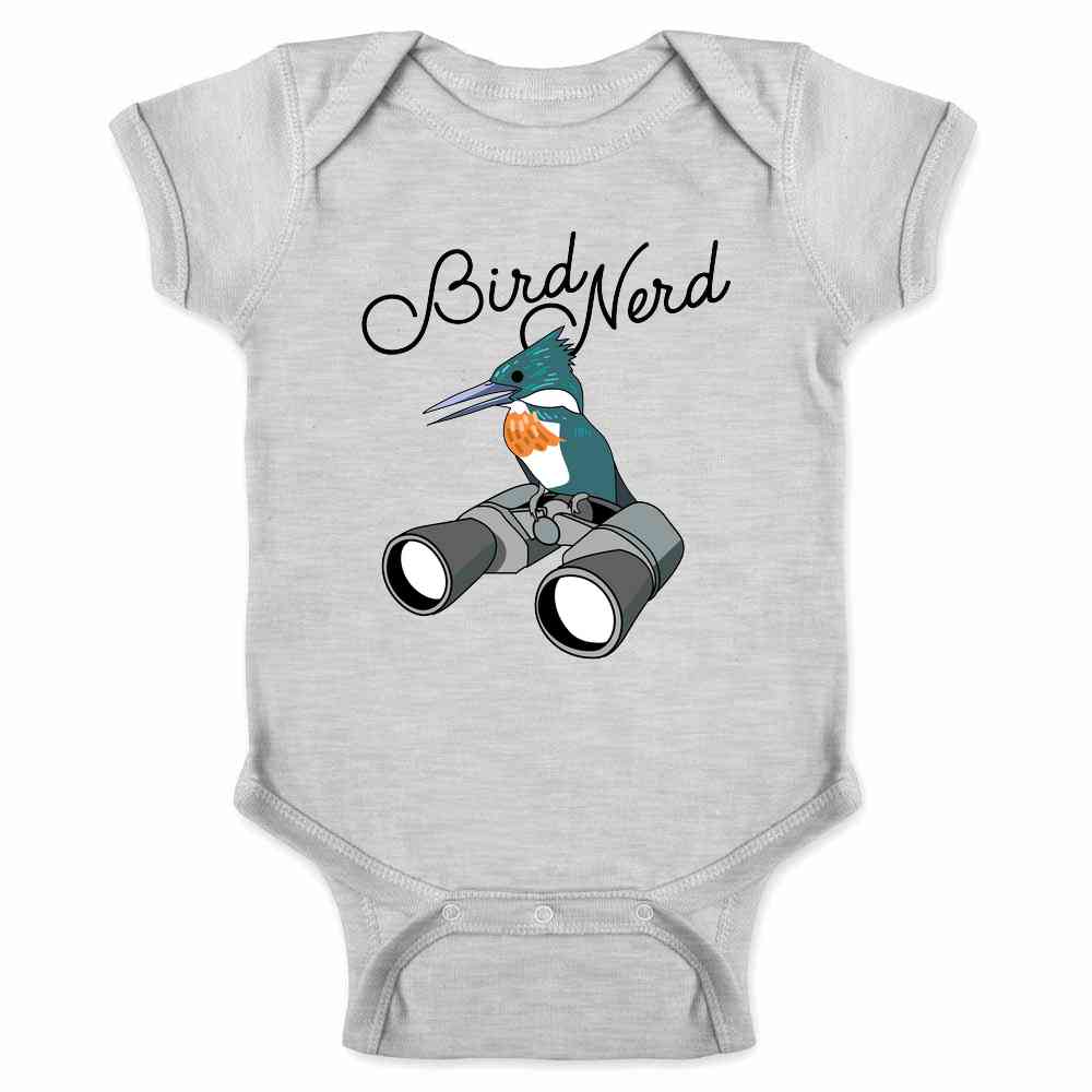 Bird Nerd Birdwatching Cute Funny Baby Bodysuit