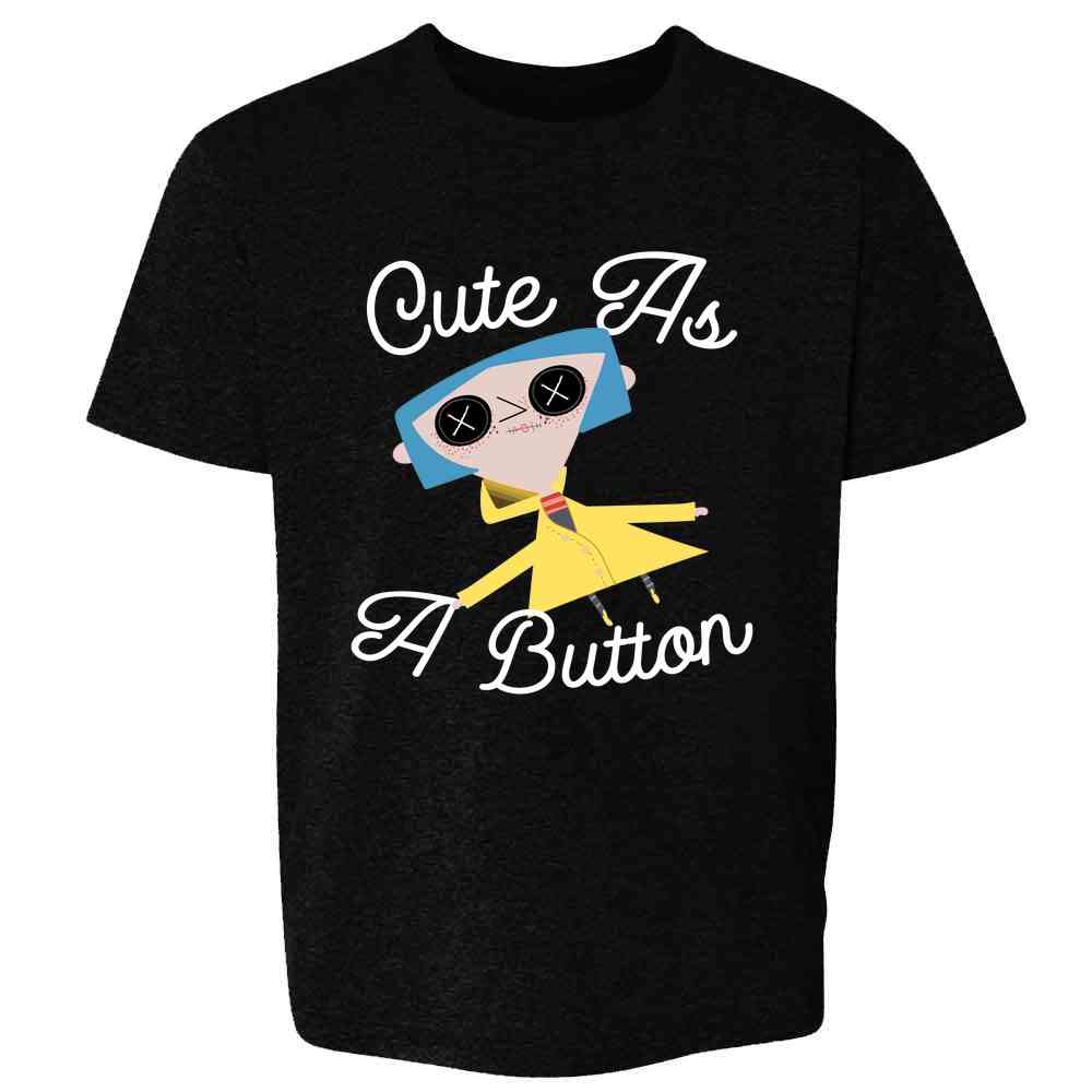 Cute As A Button Doll With Button Eyes  Kids & Youth Tee