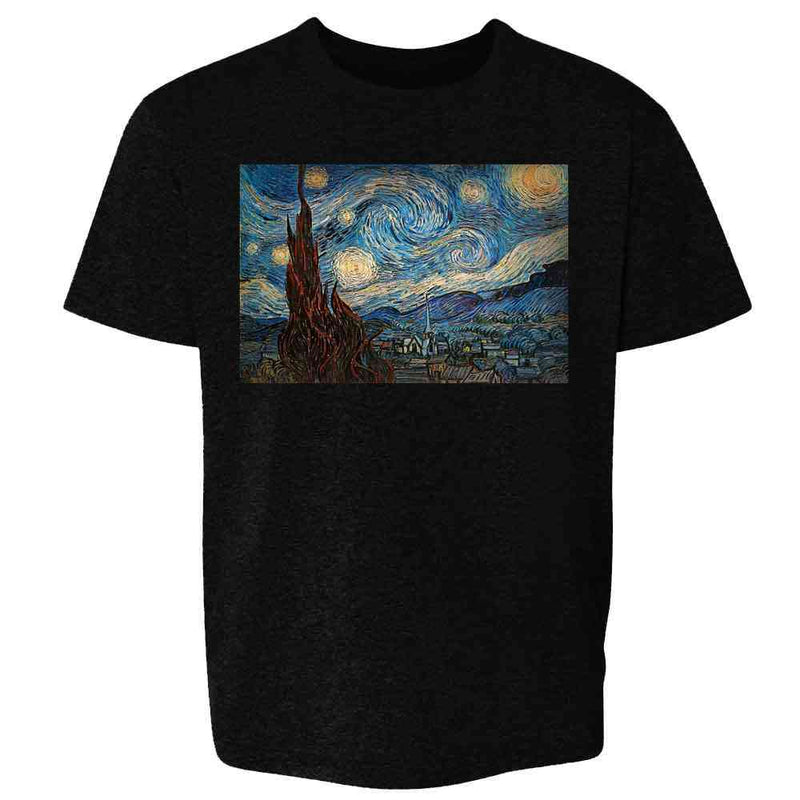 Starry Night Vincent Van Gogh Painting Art Kids & Youth Tee