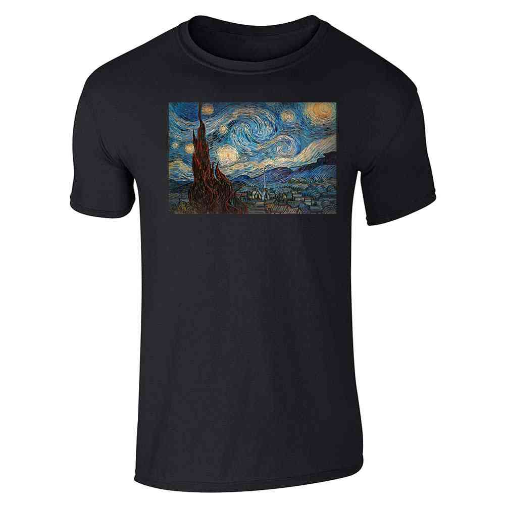 Starry Night Vincent Van Gogh Painting Art Unisex Tee