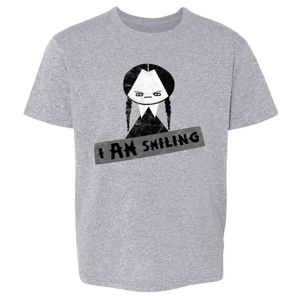 I AM Smiling Funny Goth Halloween Kids & Youth Tee