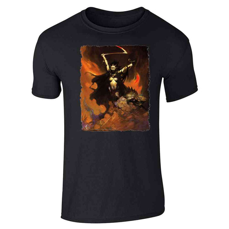 Woman With Scythe by Frank Frazetta Fantasy Art Unisex Tee