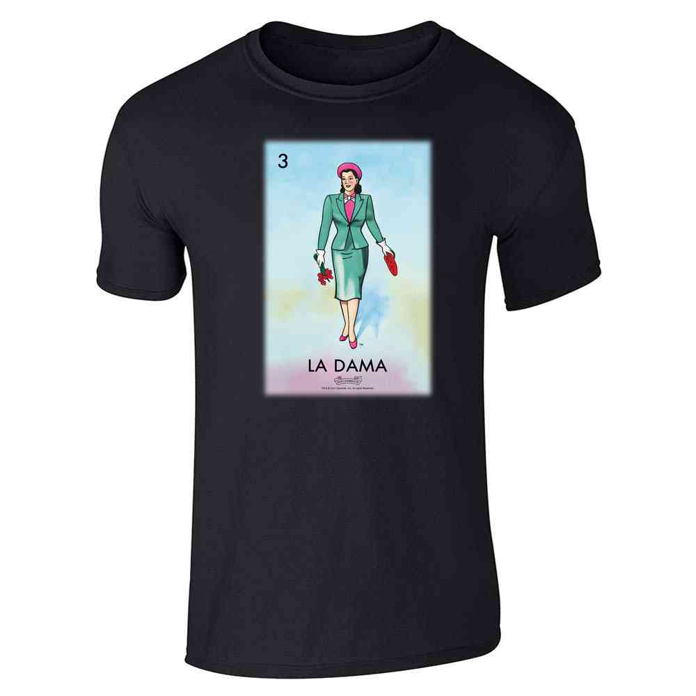 La Dama T Shirt Funny Mexico Loteria Card Tee La Dama T Shirt Funny Mexico Loteria Card Tee