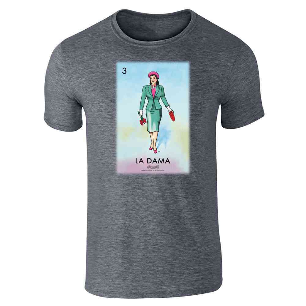 La Dama T Shirt Funny Mexico Loteria Card Tee La Dama T Shirt Funny Mexico Loteria Card Tee