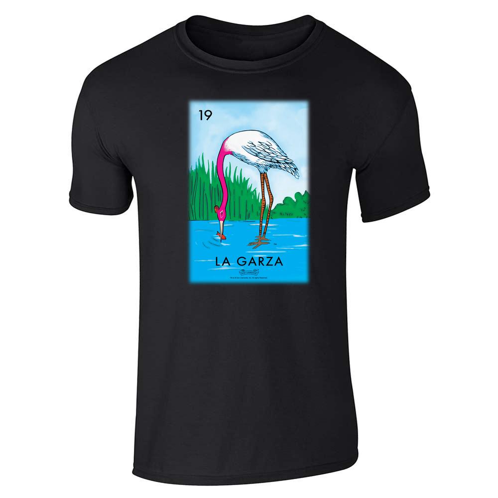 La Garza Heron Loteria Card Mexican Bingo Unisex Tee