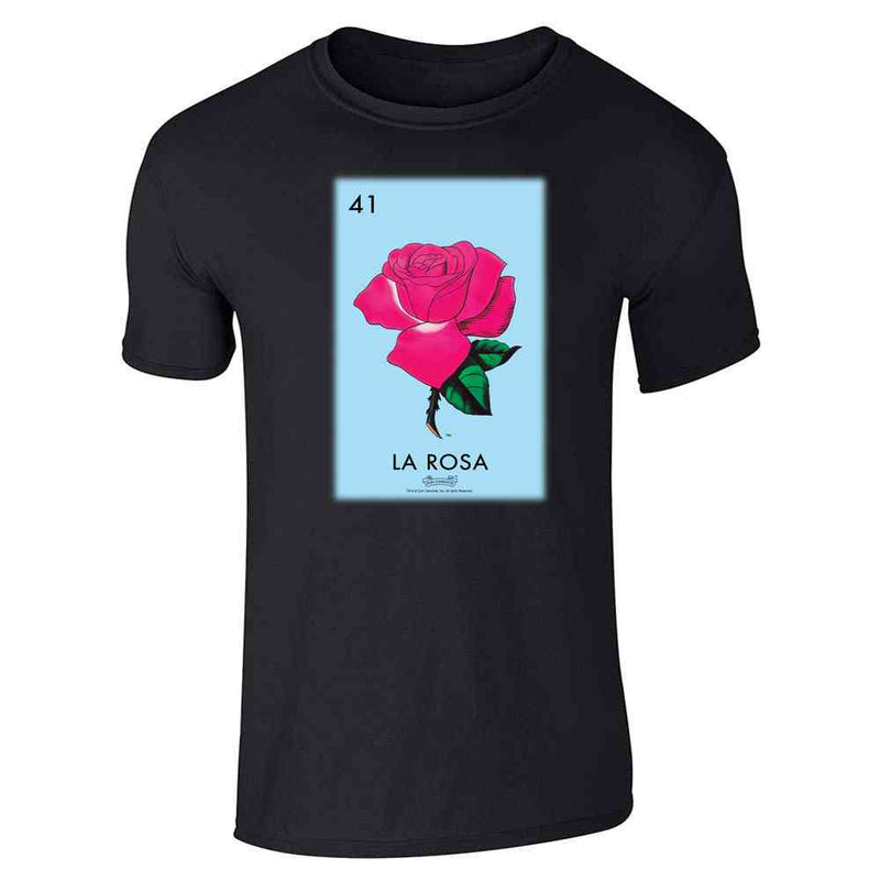 La Rosa Rose Loteria Card Mexican Bingo Unisex Tee