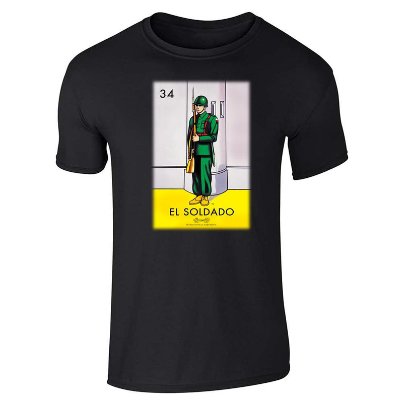 El Soldado Soldier Loteria Card Mexican Bingo Unisex Tee