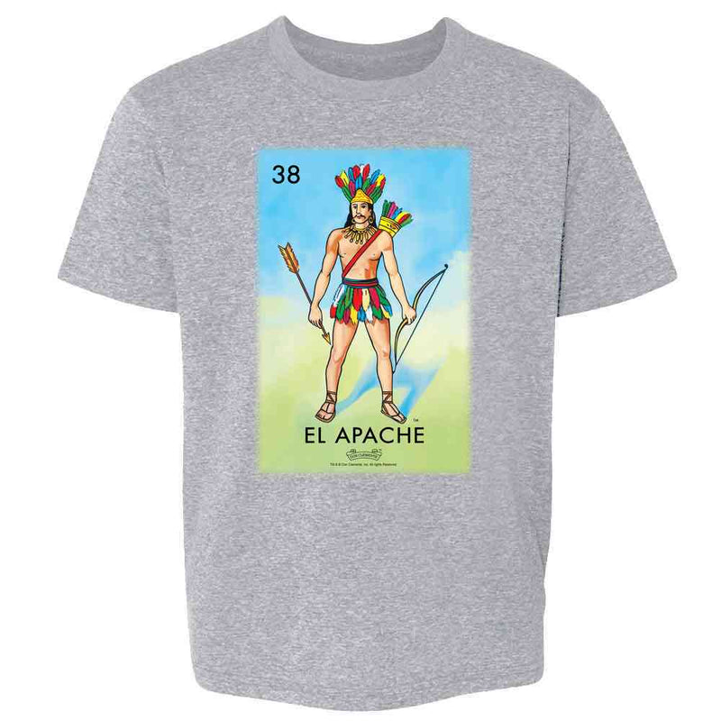 El Apache Loteria Card Mexican Bingo Kids & Youth Tee
