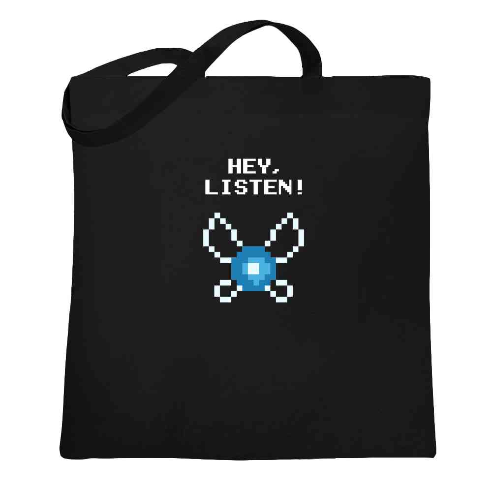 Hey Listen! Navi Video Gaming Gamer Funny Tote Bag