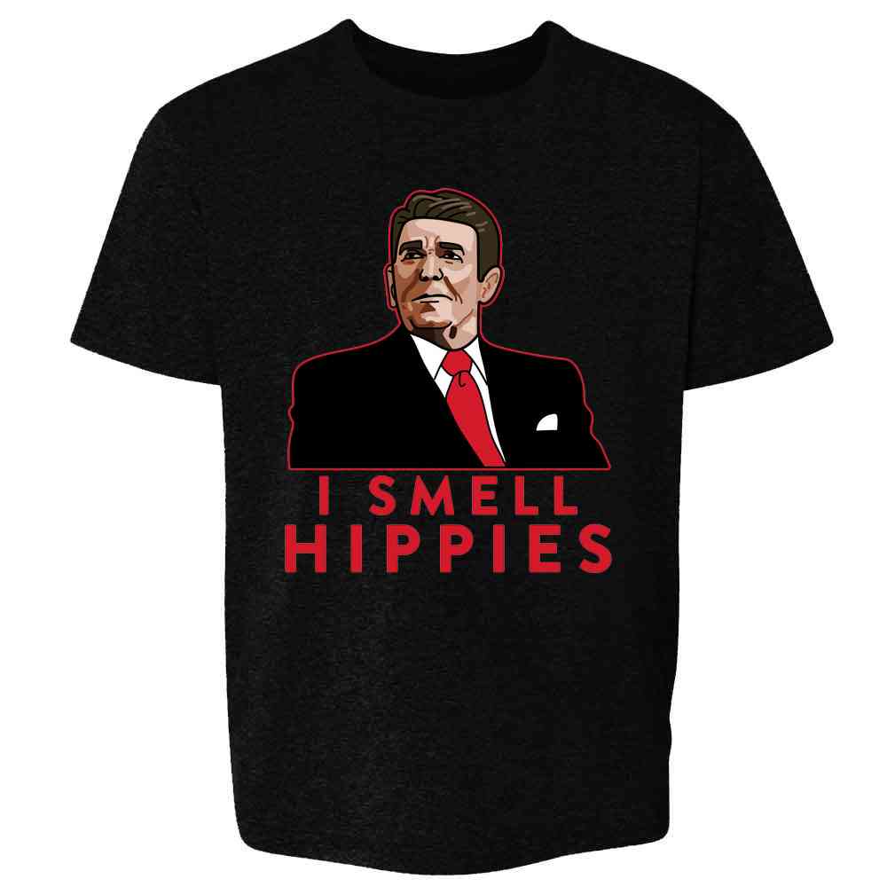 I Smell Hippies Ronald Reagan Conservative Merica Kids & Youth Tee