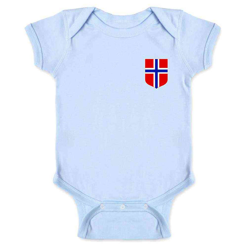 Norway Soccer Retro National Team Jersey Norwegian Baby Bodysuit
