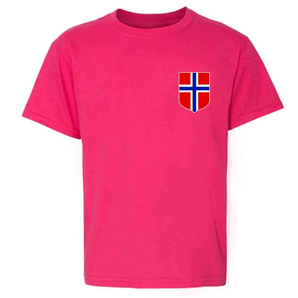 Norway Soccer Retro National Team Jersey Norwegian Kids & Youth Tee –