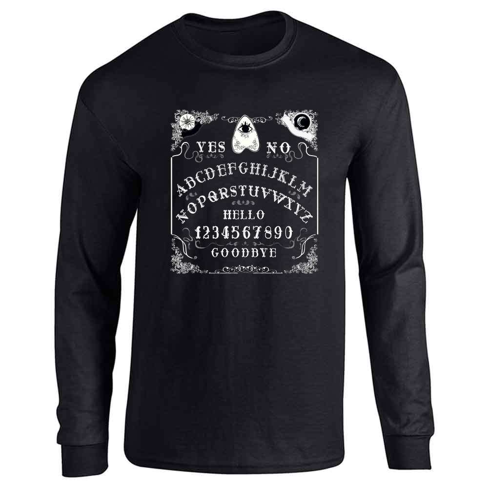 Ouija Board Seance Spirit Board Design Goth Gothic Long Sleeve