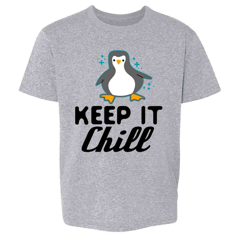 Keep It Chill Penguin Cute Funny Kids & Youth Tee