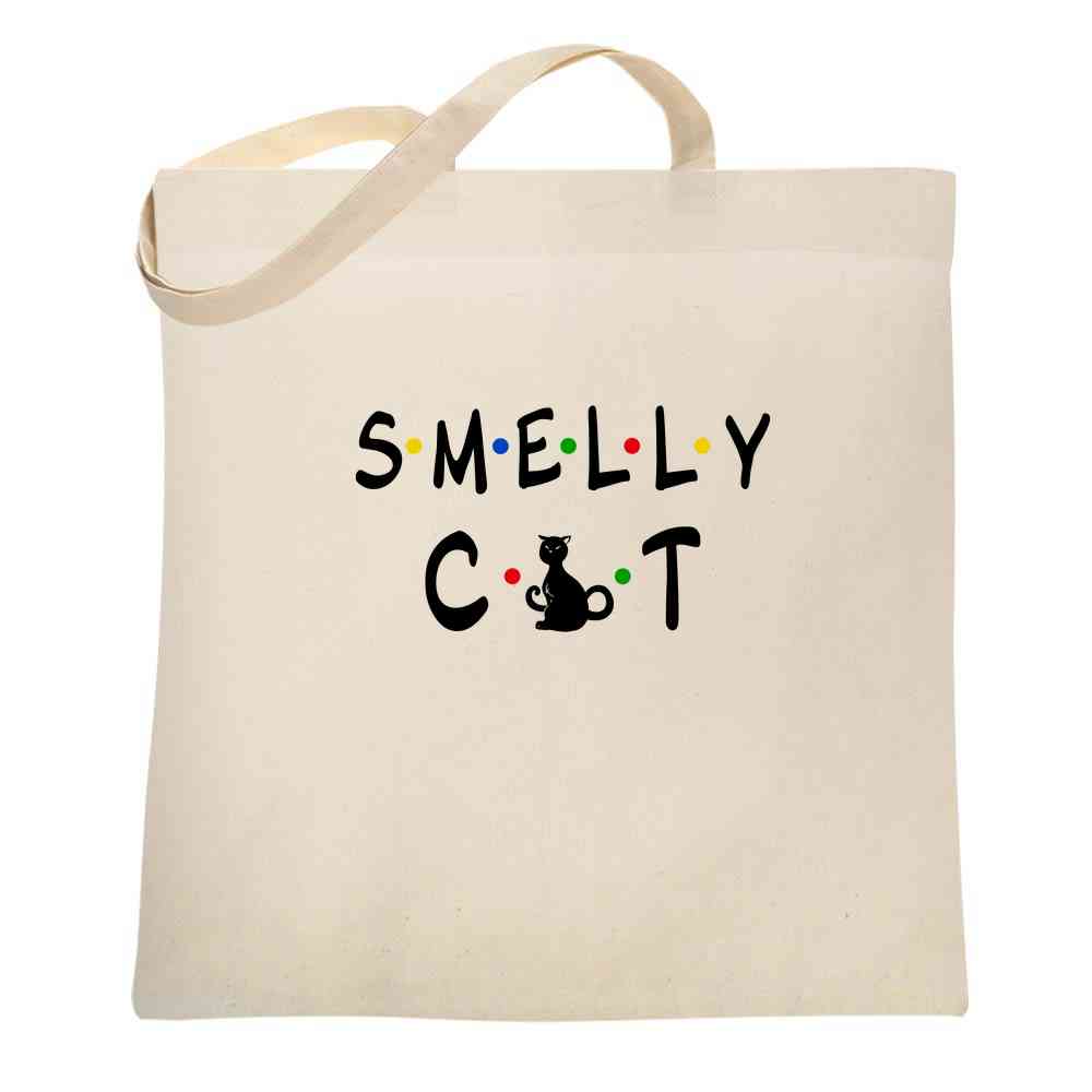 Smelly Cat Funny Retro 90s Tote Bag