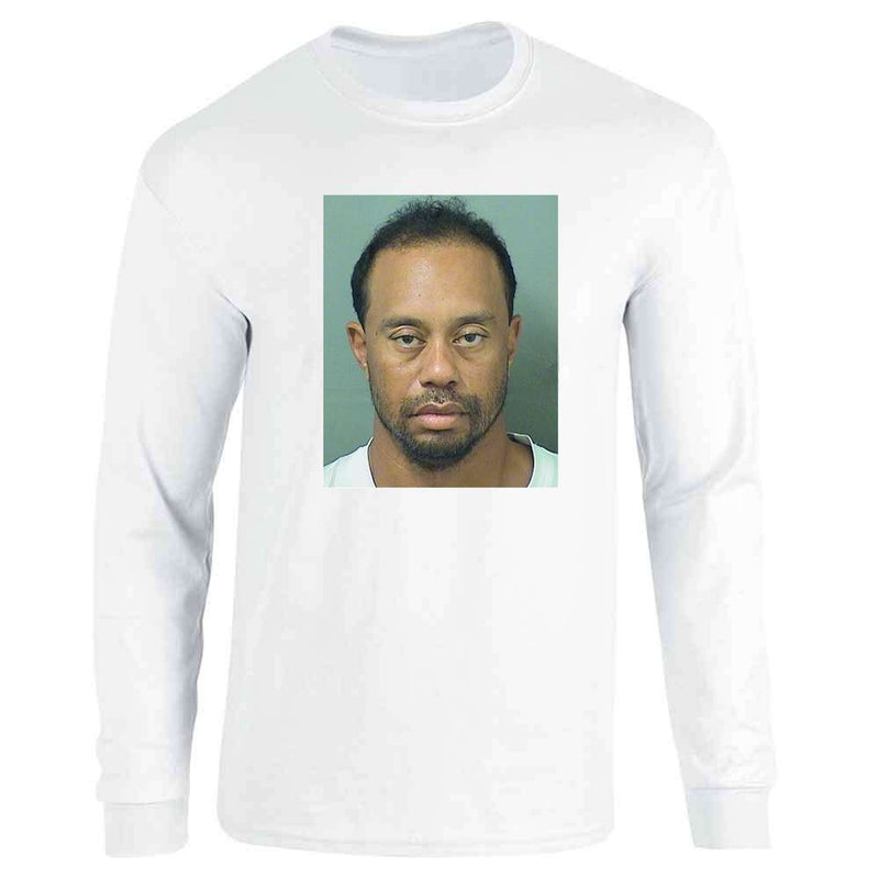 Golf GOAT Celebrity Mugshot Sports Funny Long Sleeve