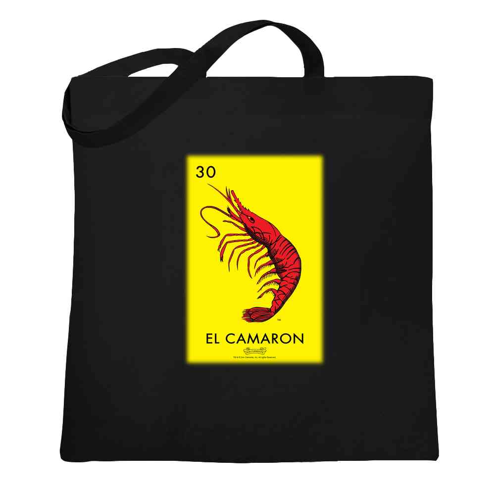 El Camaron Shrimp Card Mexican Bingo Tote Bag