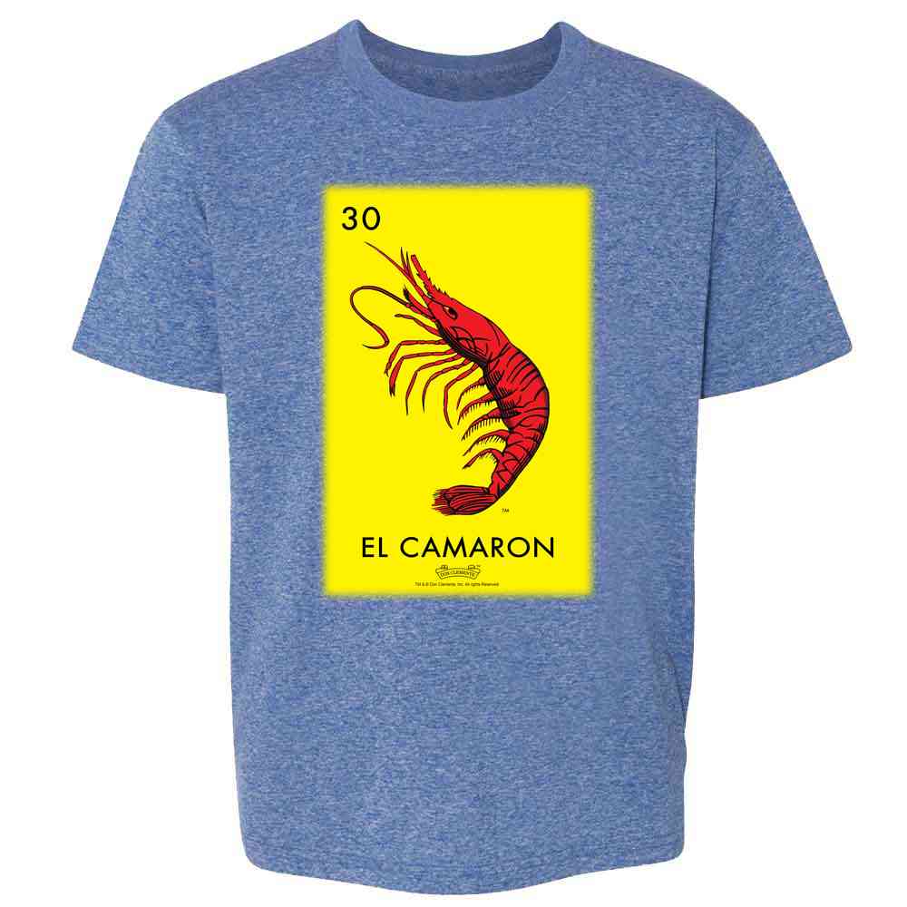 El Camaron Shrimp Card Mexican Bingo Kids & Youth Tee
