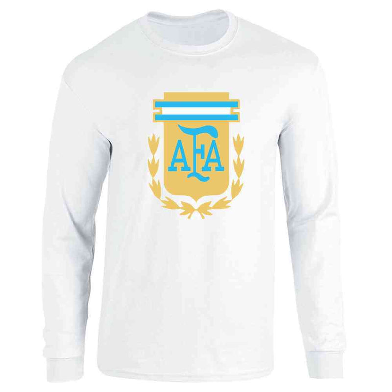 Argentina Futbol Soccer National Team Crest Long Sleeve