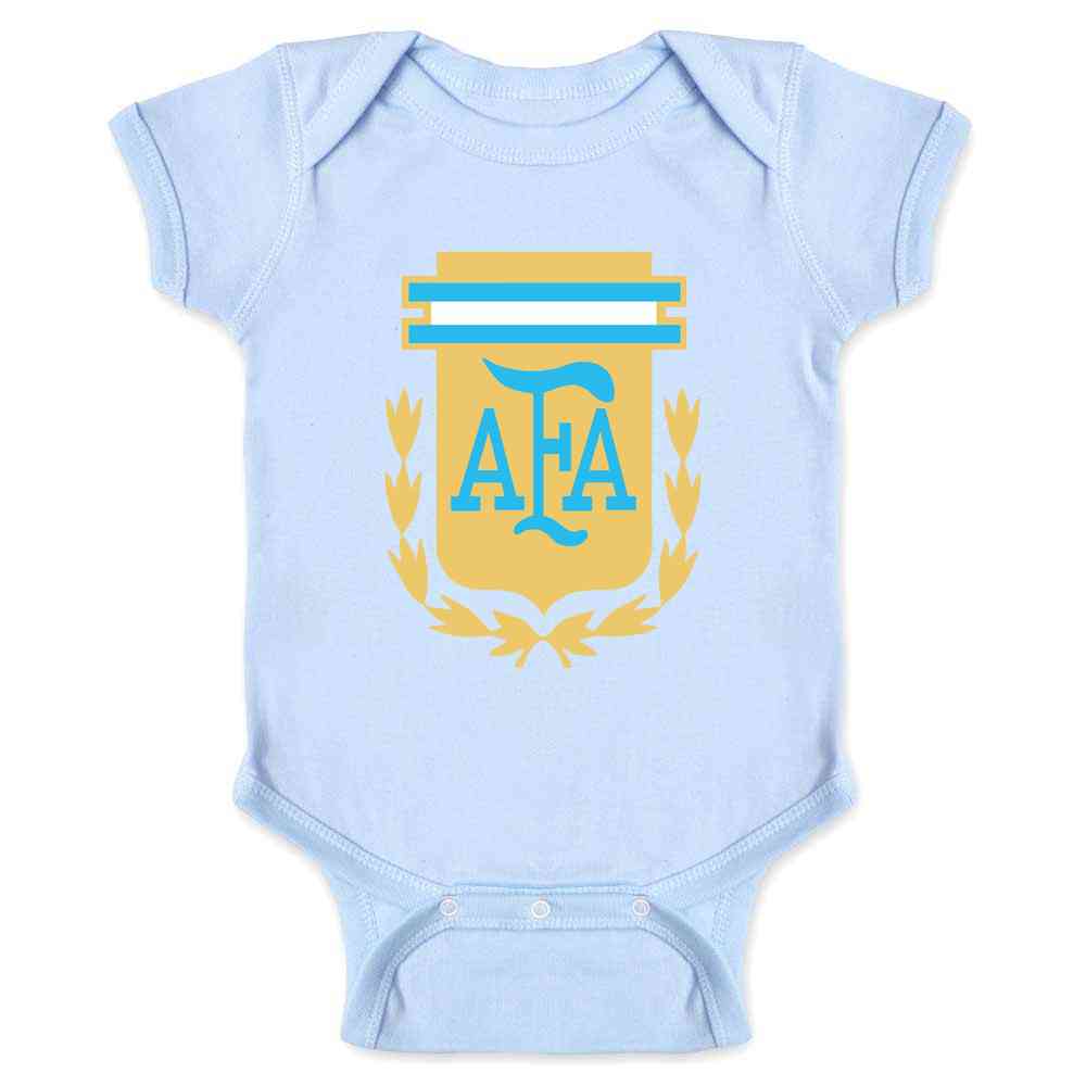 Argentina Futbol Soccer National Team Crest Baby Bodysuit