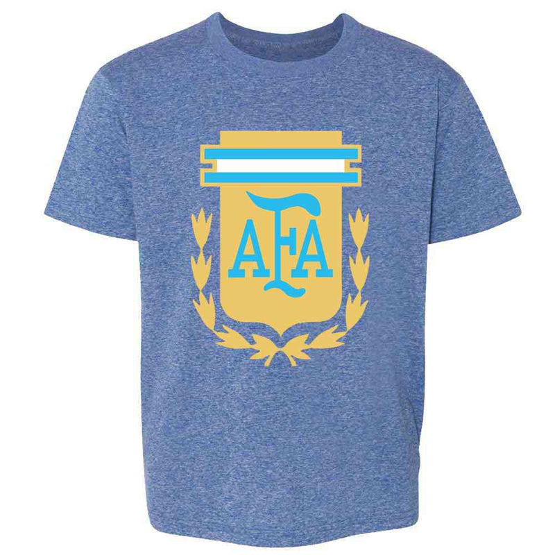 Argentina Futbol Soccer National Team Crest Kids & Youth Tee
