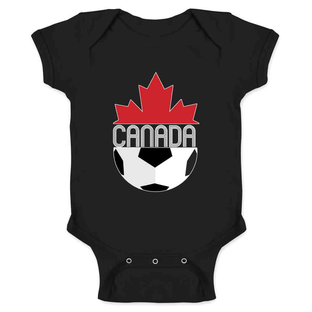 Canada Soccer Retro National Team Crest Baby Bodysuit