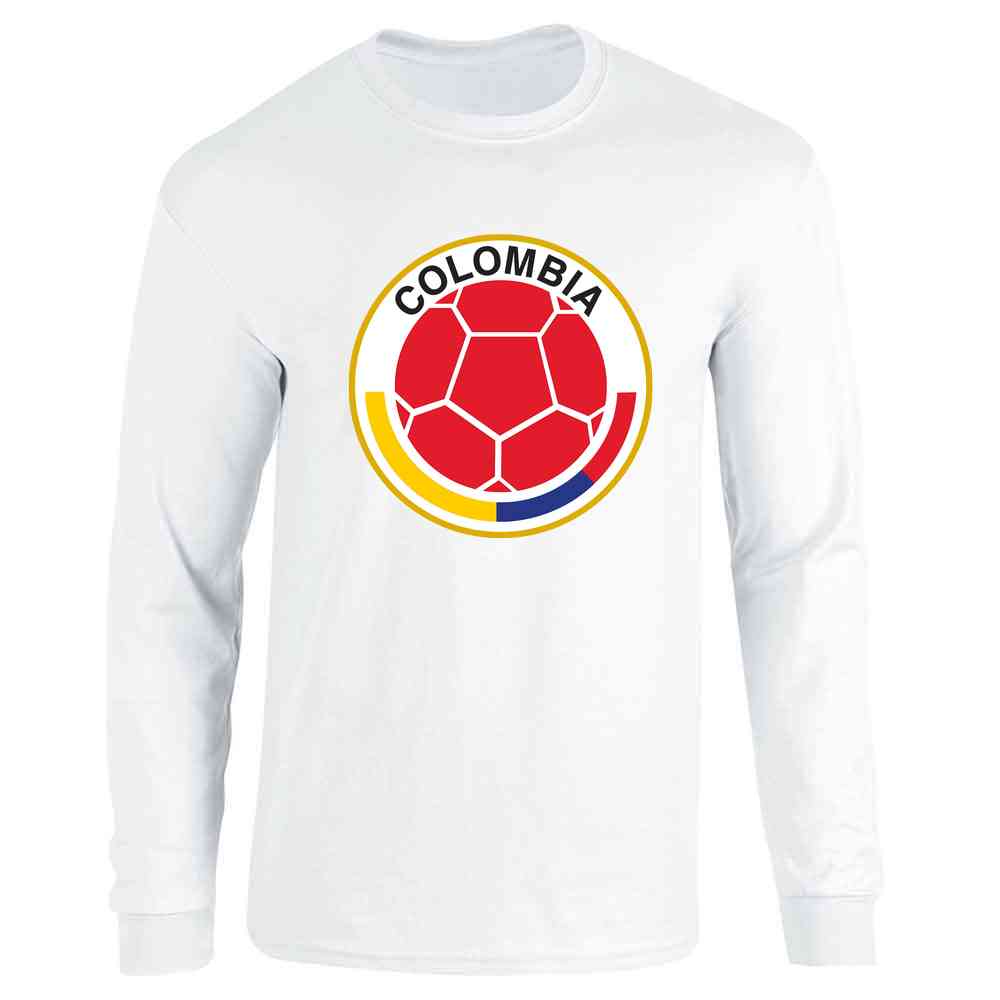 Colombia Futbol Soccer National Team Crest Long Sleeve