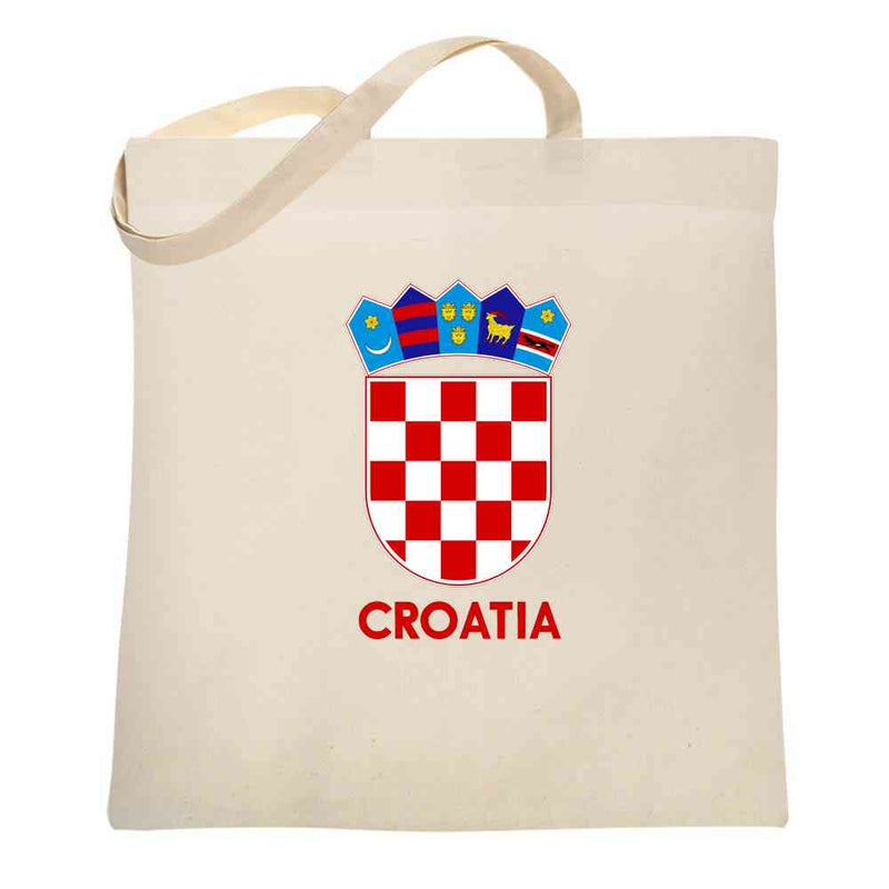 Croatia Soccer National Team Football Crest Retro  Tote Bag