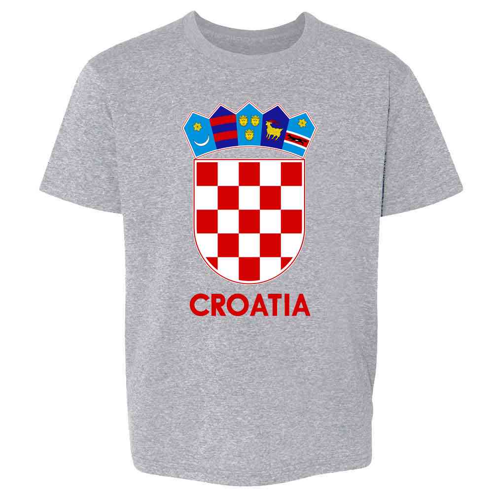 Croatia Soccer National Team Football Crest Retro  Kids & Youth Tee
