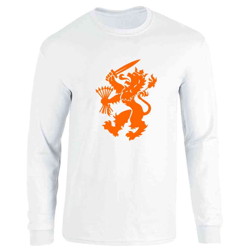 Holland Soccer Dutch Lion National Team Crest Long Sleeve