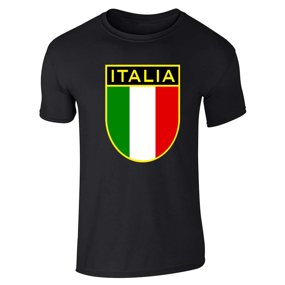 Italy Soccer National Team Retro Crest Unisex Tee