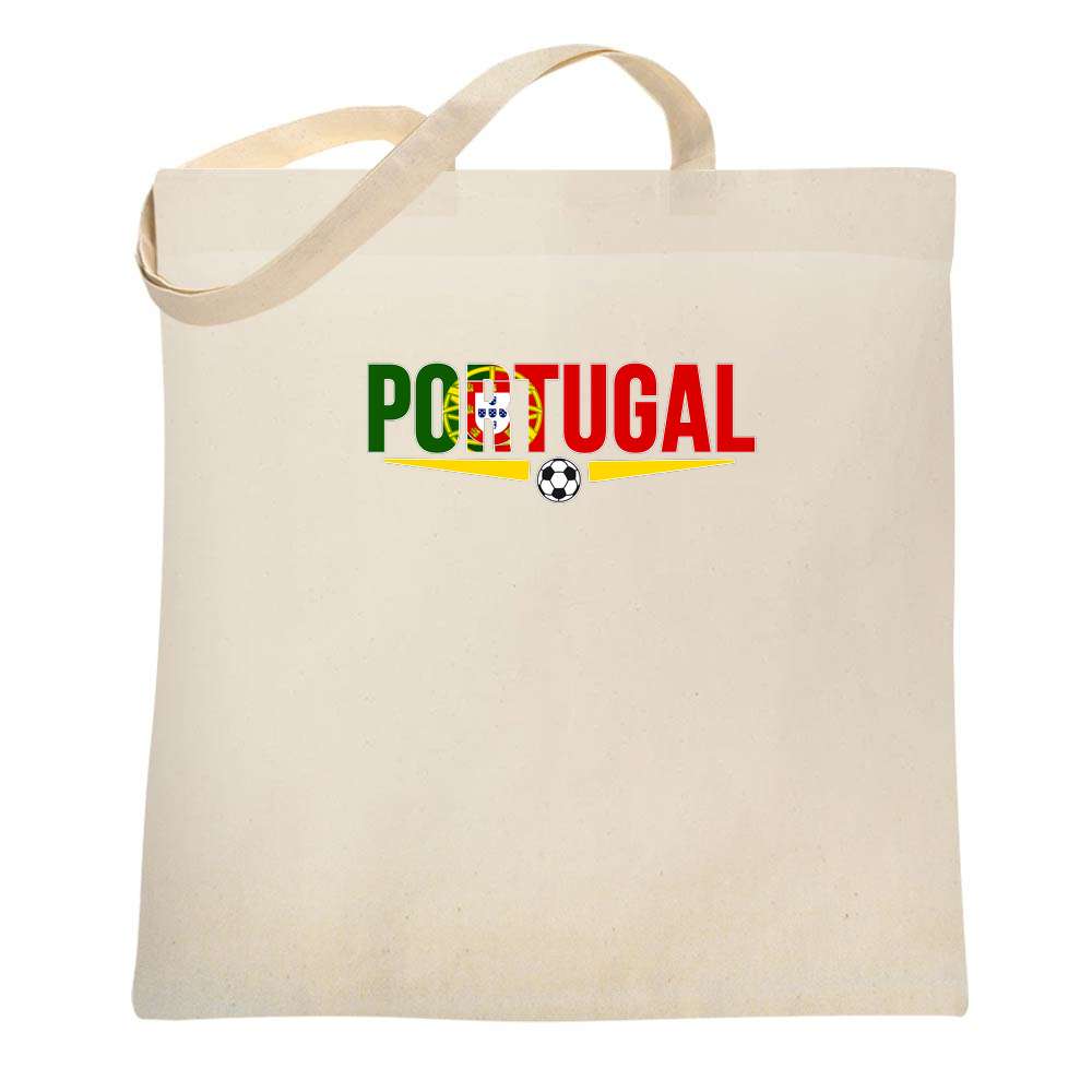 Portugal Soccer National Team Football Retro Crest Tote Bag