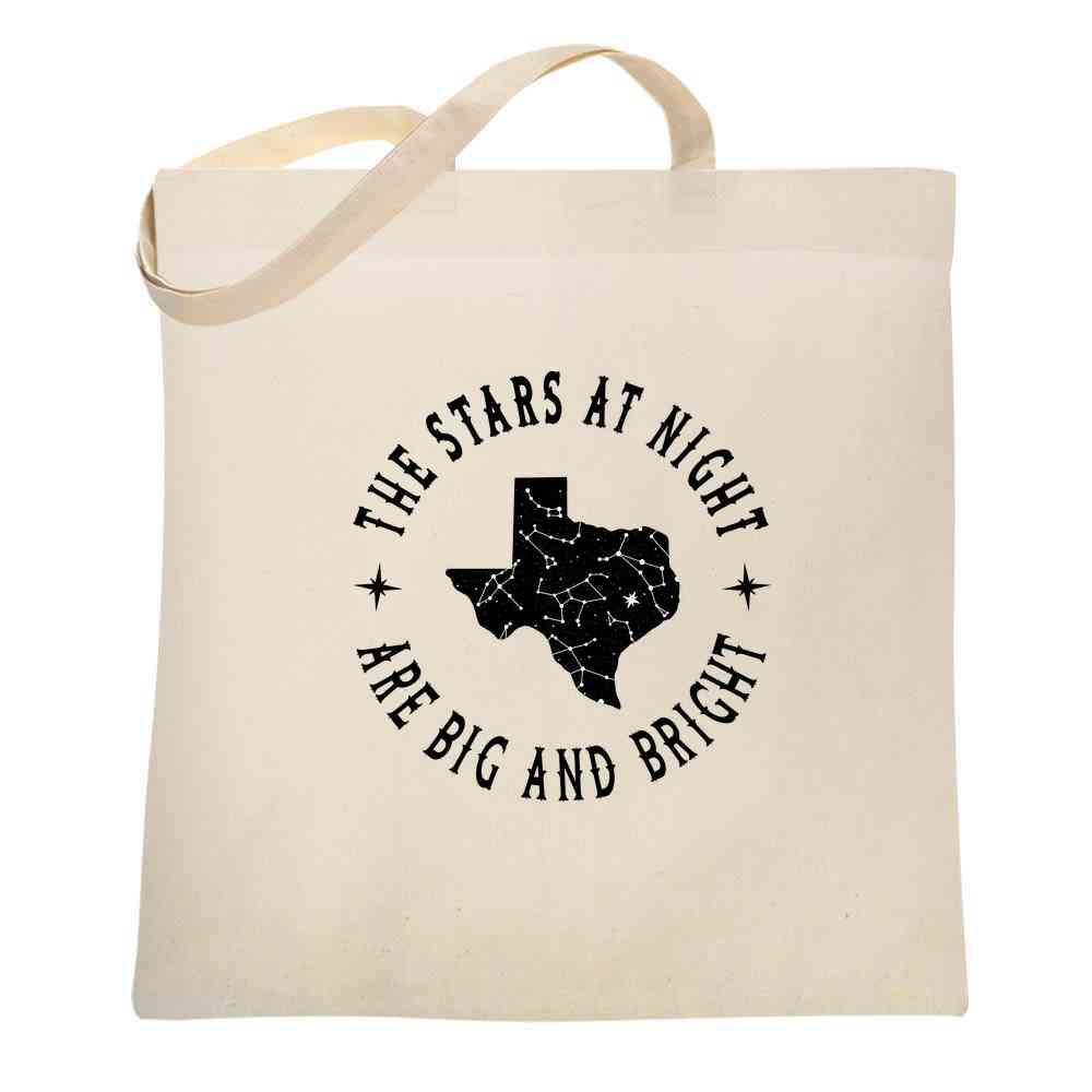 Texas Stars at Night are Big and Bright Song  Tote Bag