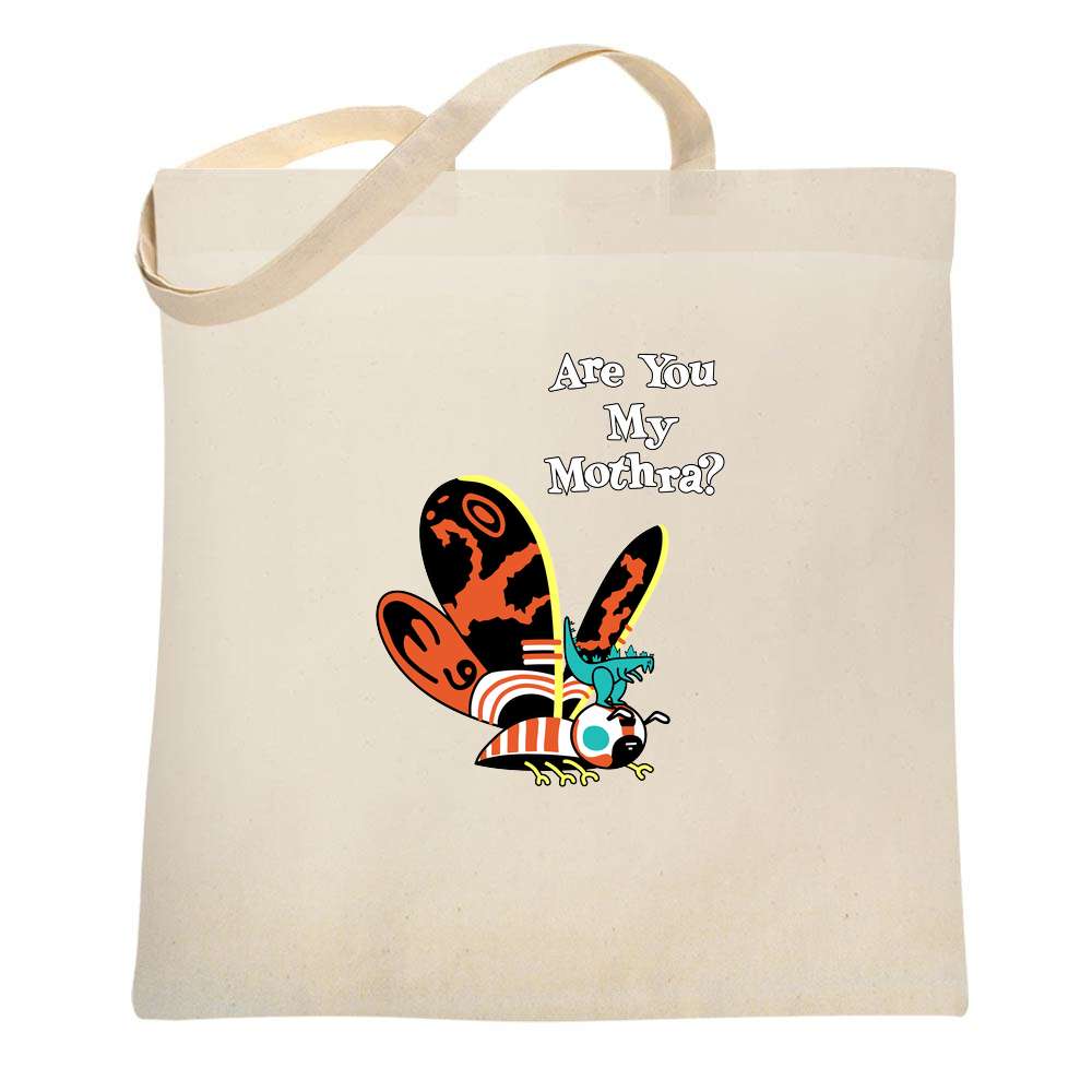 Are You My Mothra Funny Parody Kaiju Tote Bag