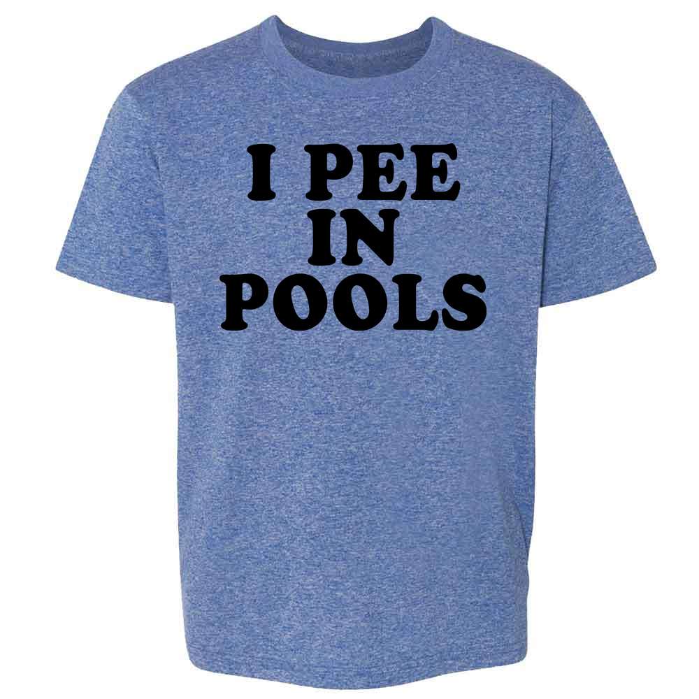 I Pee in Pools Funny Retro Party Quote Kids & Youth Tee