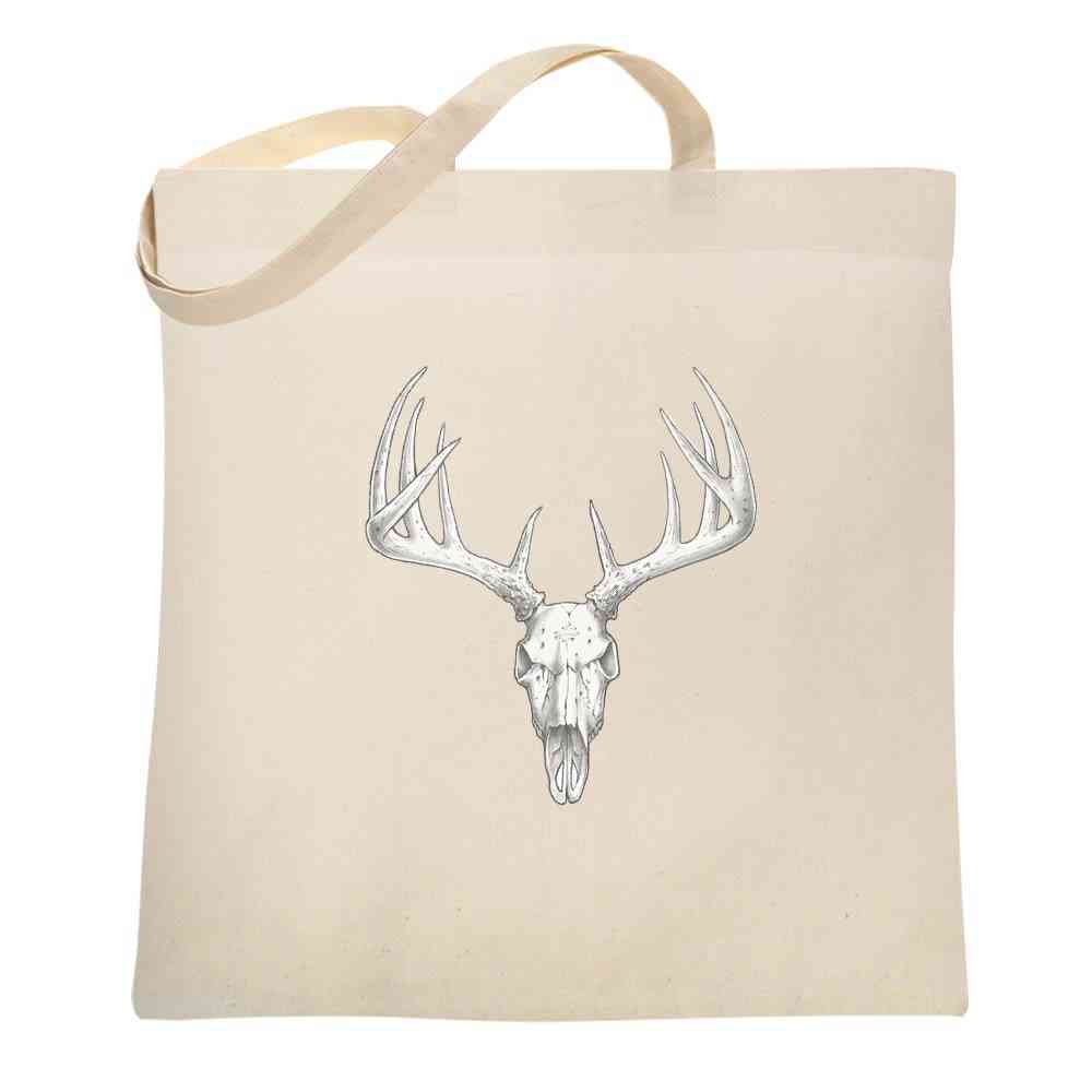 Deer Skull Retro Vintage Western Hunting Hunter Tote Bag