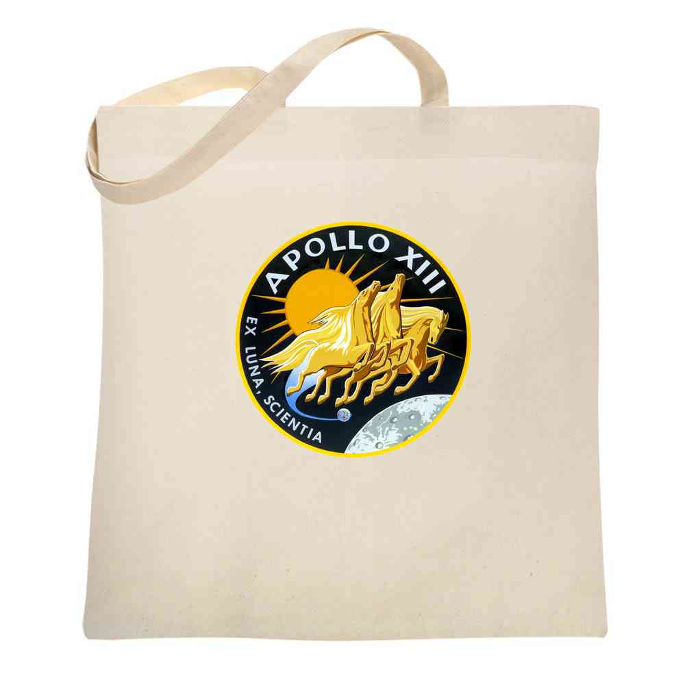 Apollo 13 Mission Patch NASA Approved Movie Film  Tote Bag