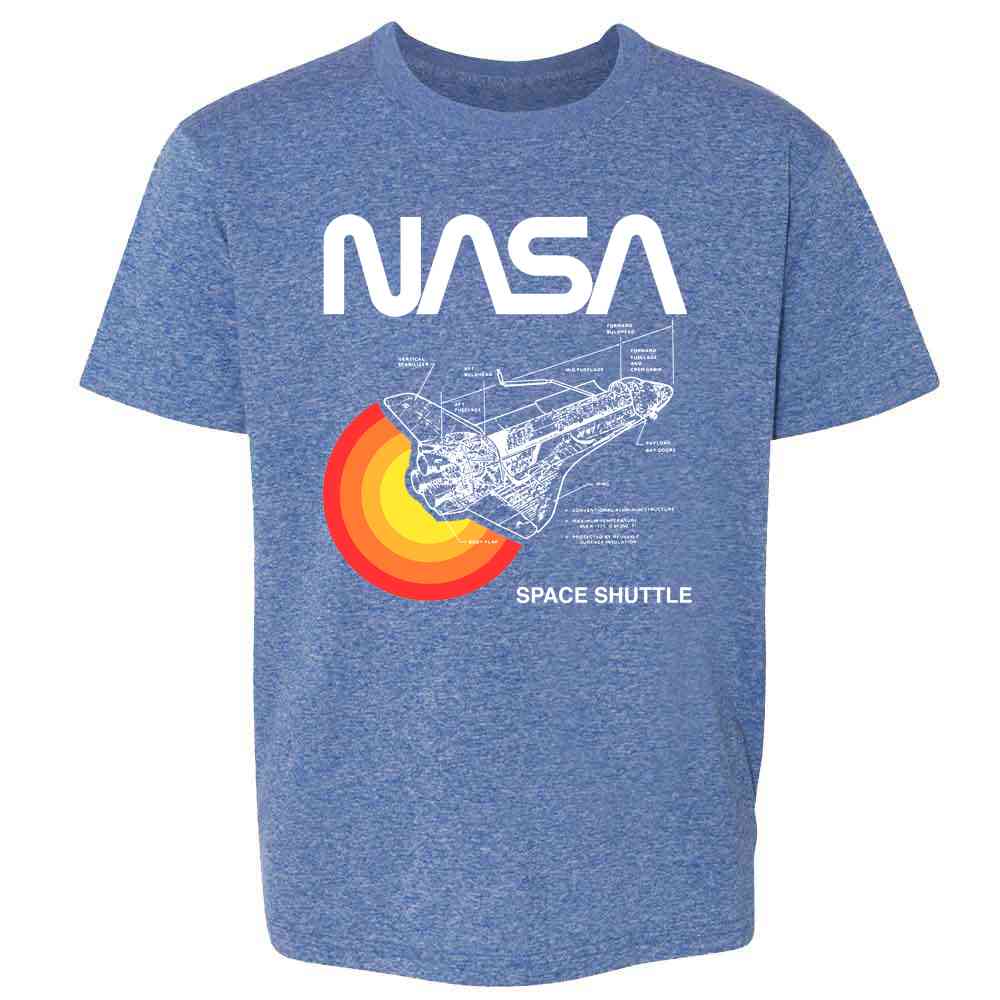 Space Shuttle Diagram NASA Approved Kids & Youth Tee