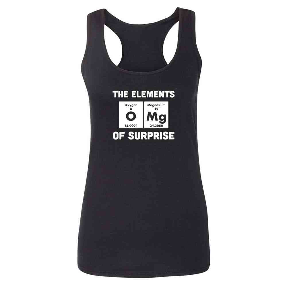 The Elements of Suprise OMG Funny Geeky Science Womens Tee & Tank