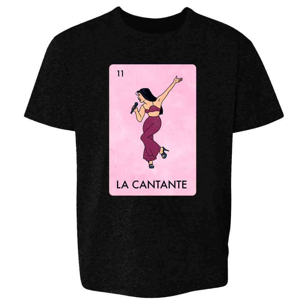 La Cantante Singer Mexican Lottery Funny Parody Tejano Music Kids & Youth Tee