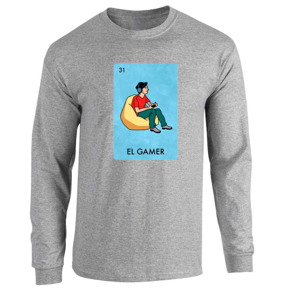 El Gamer Video Games Funny Mexican Lottery Parody Long Sleeve – Gotham  Gifts | Pop Threads