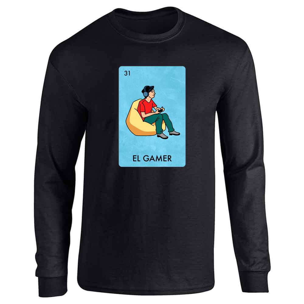 El Gamer Video Games Funny Mexican Lottery Parody Long Sleeve – Gotham  Gifts | Pop Threads