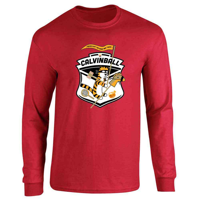 Calvinball Never The Same Game Twice Funny Cute Retro Long Sleeve