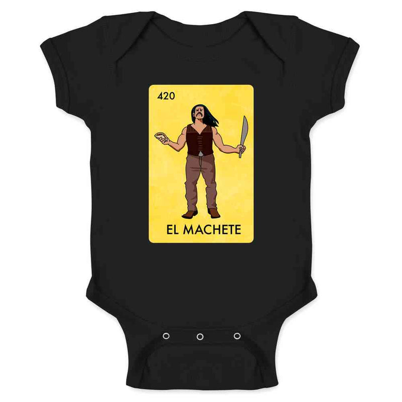 El Machete Mexican Lottery Parody Funny  Baby Bodysuit