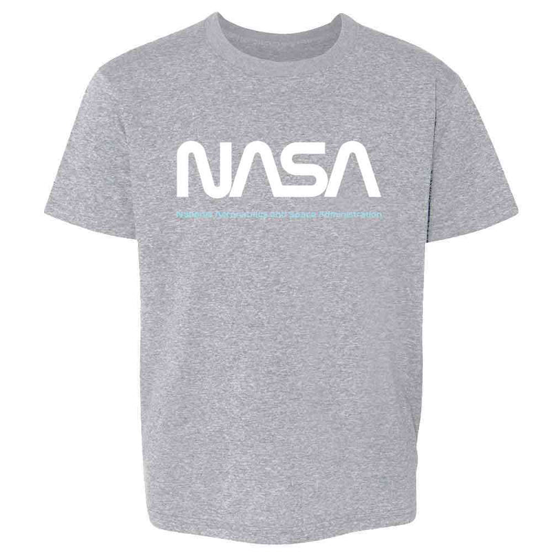 NASA Worm Logo Vintage Retro Graphic Tees Kids & Youth Tee