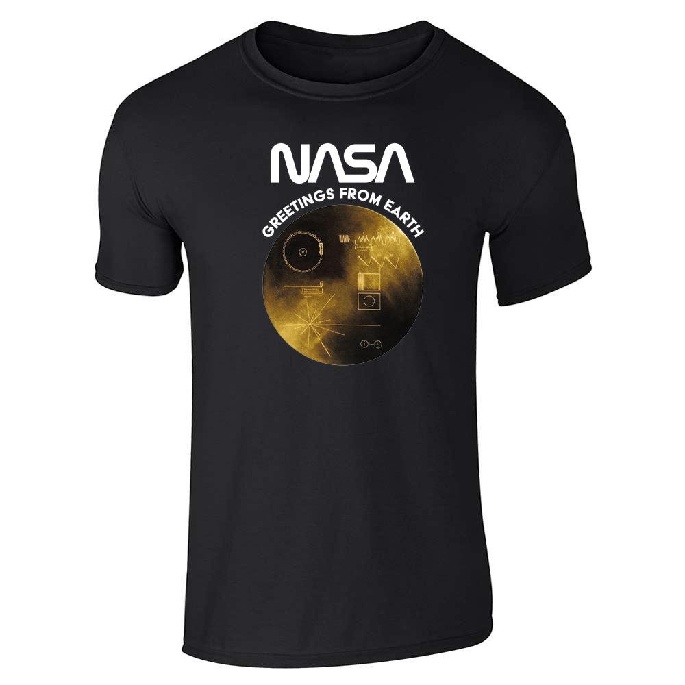 NASA Approved Golden Record Greetings From Earth Unisex Tee