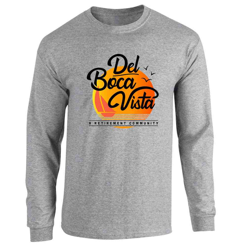 Del Boca Vista Retirement Community 90s Graphic Long Sleeve
