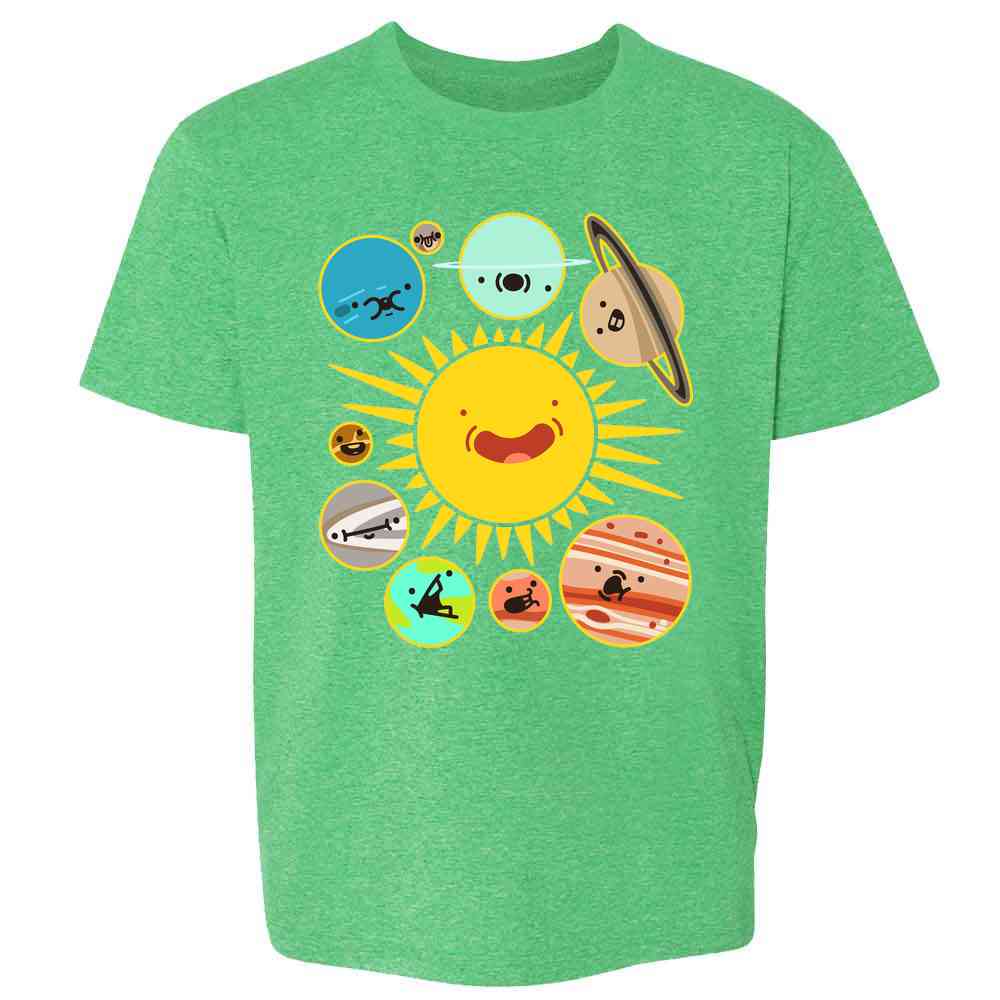 Cute Goofy Solar System Kids Science Graphic Kids & Youth Tee