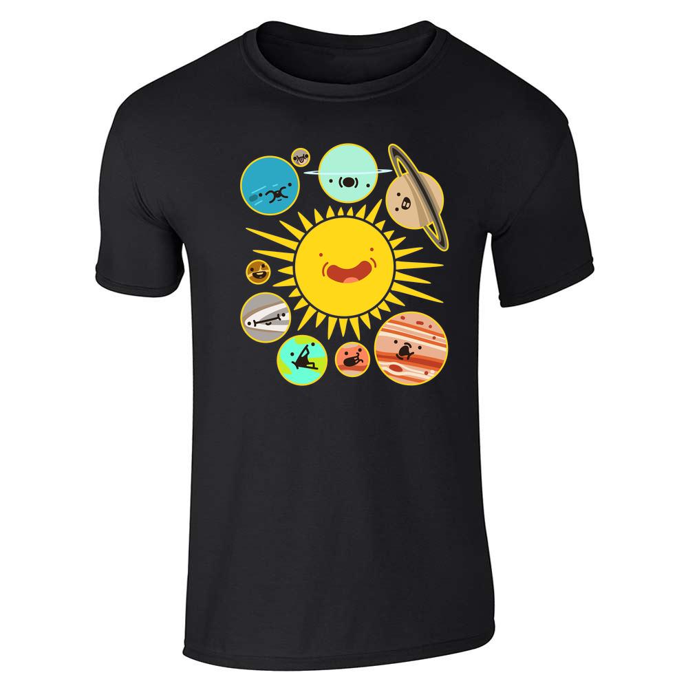 Cute Goofy Solar System Kids Science Graphic Unisex Tee